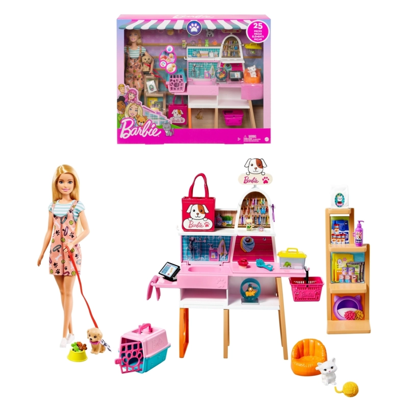 JUGUETE BARBIE MULTICOLOR LA TIENDA DE MATTEL - 1