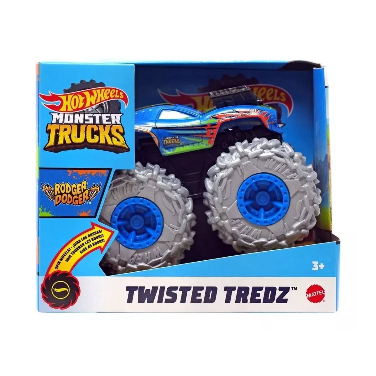 VEHICULO HOT WHEELS MONSTER TRUCKS COLECCION RODGER DODGER - 5