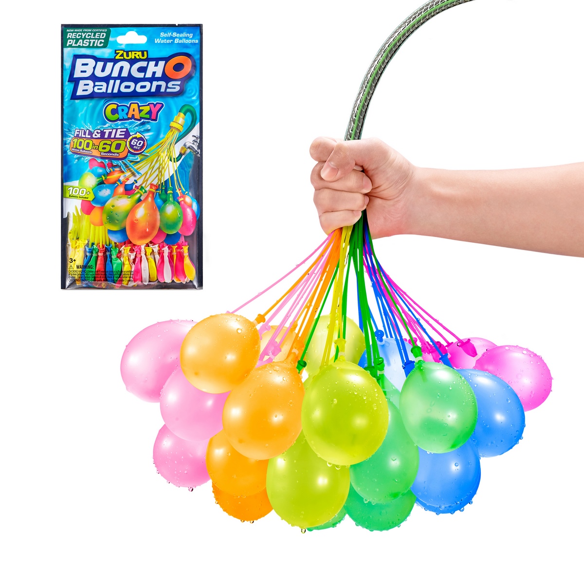 PACK DE 3 BOQUILLAS CON BOMBAS DE AGUA DE LLENADO RAPIDO - 1
