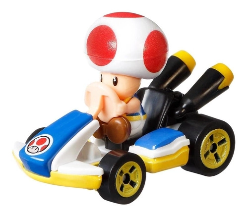 HOT WHEELS MARIO KART PERSONAJES ESCALA 1:64 - TOAD - 1