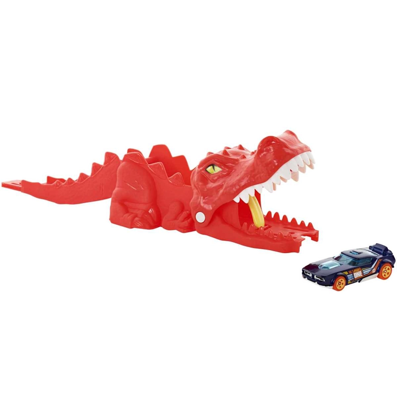 LANZADOR HOT WHEELS 1:64 NE MESIS DINO LAUNCHER - 5
