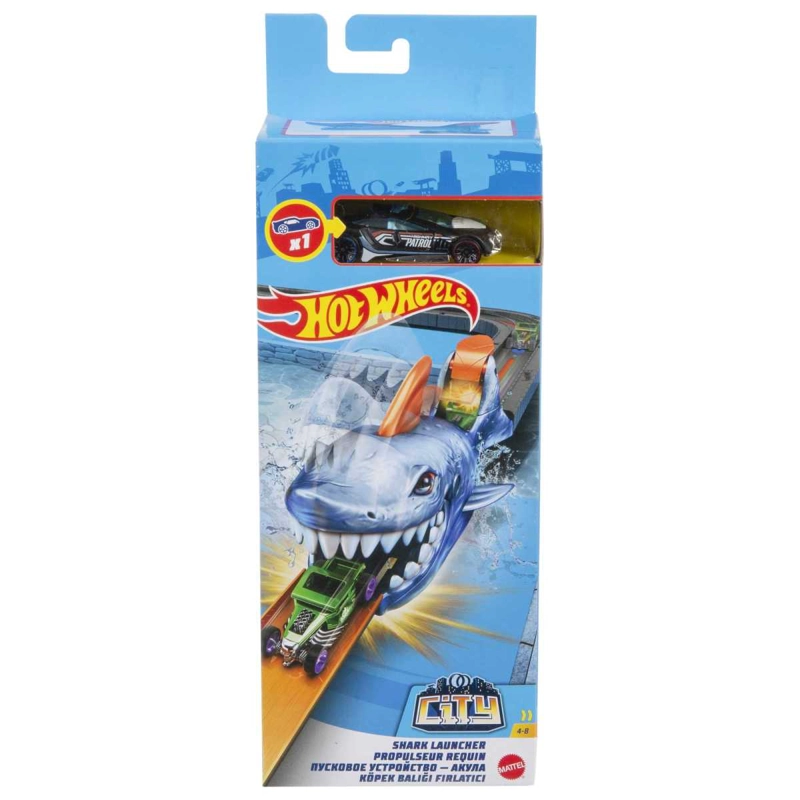 HOT WHEELS LANZASORES NEMESIS MATTEL - SHARK LAUNCHER - 6