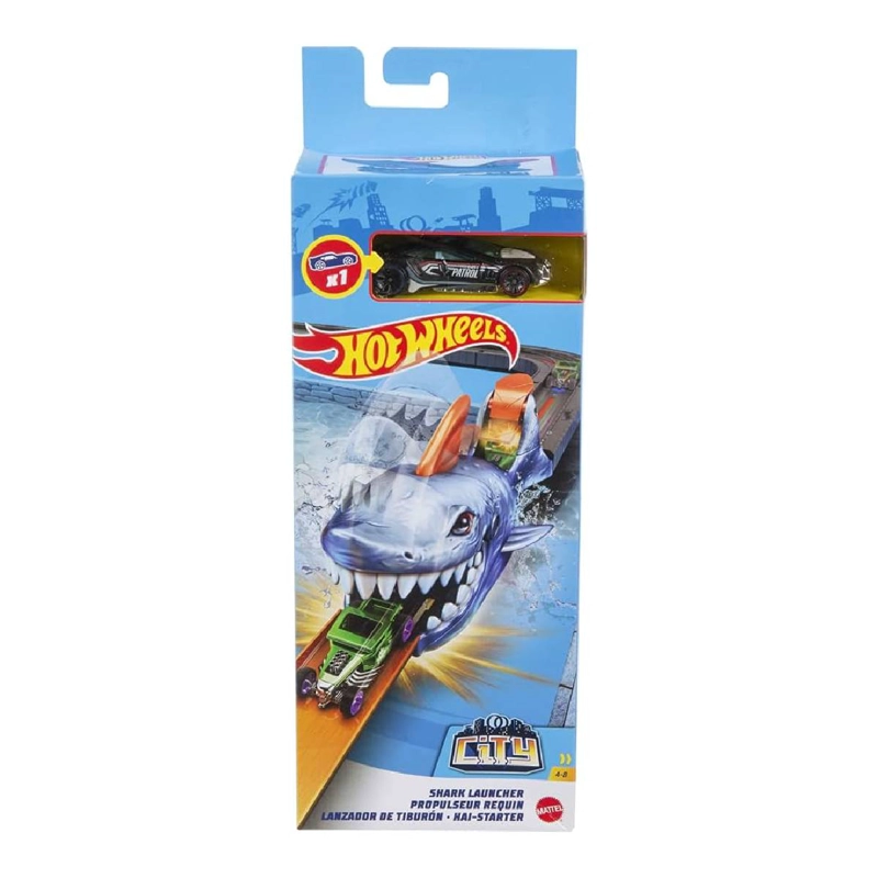 HOT WHEELS LANZASORES NEMESIS MATTEL - SHARK LAUNCHER - 9