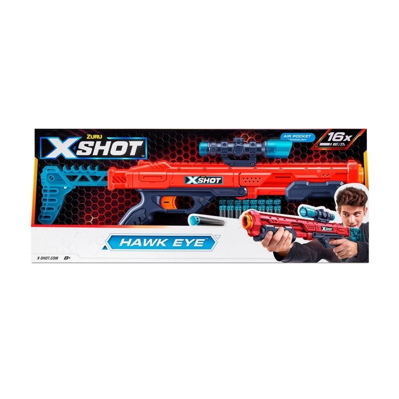 LANZADOR ANSALDO HAWK EYE CON 16 DARDOS X-SHOT - 3