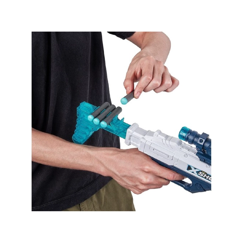 LANZADOR ANSALDO HAWK EYE CON 16 DARDOS X-SHOT - 5