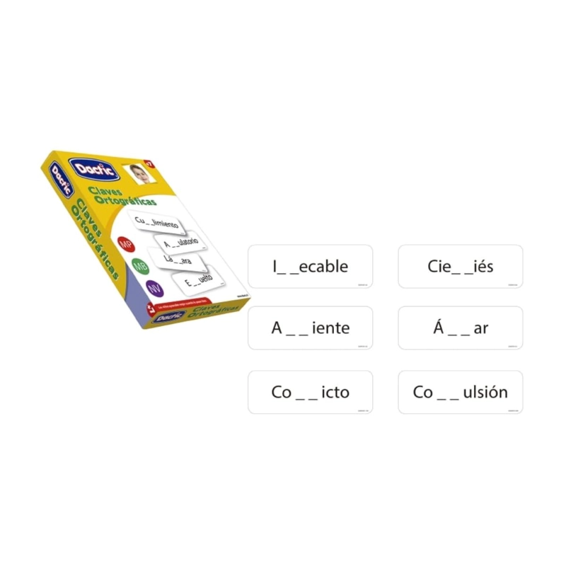 LAMINA ORTOGRAFICA DACTIC 113 PIEZAS MP MB NV - 3