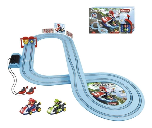 PISTA NINTENDO MARIO KART DE 2,9MTS Y AUTOS ESCALA 1:50 - 1
