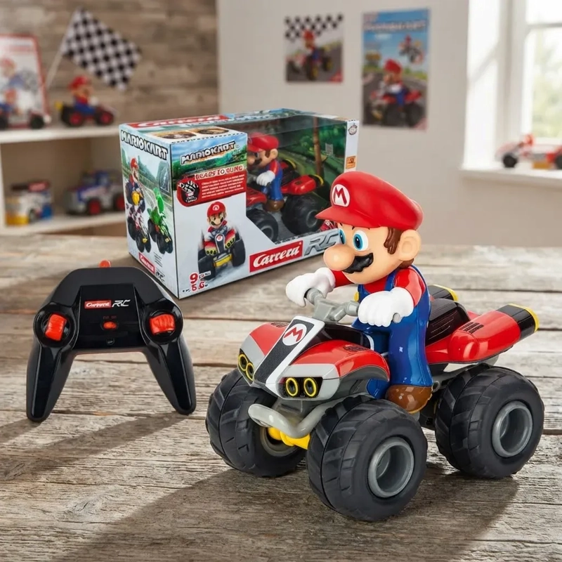 CUADRIMOTO RADIO CONTROLADA MARIO KART DE 20CMS ESCALA 1:20 - 1