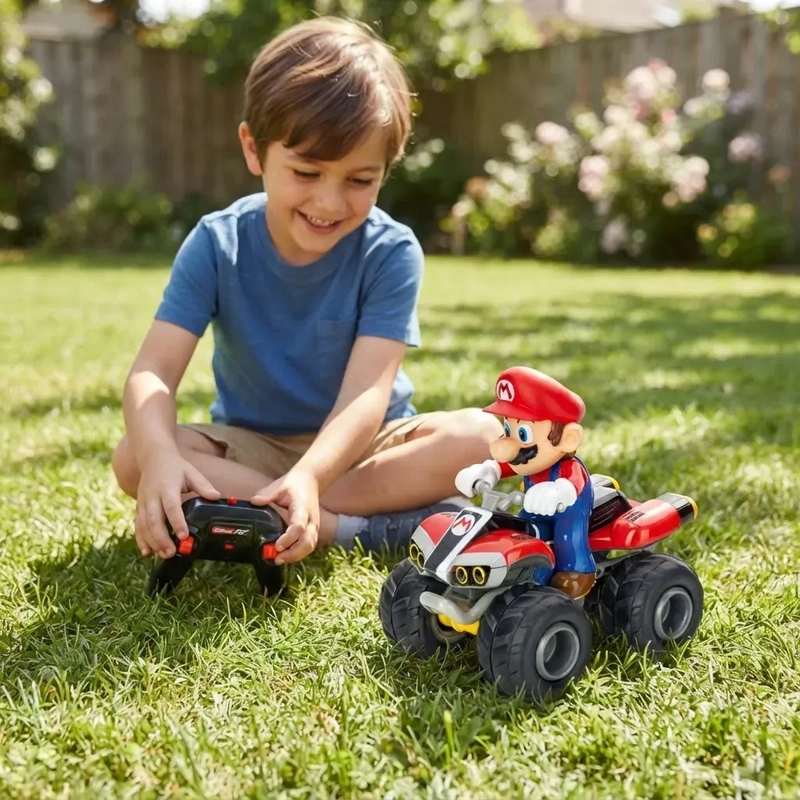 CUADRIMOTO RADIO CONTROLADA MARIO KART DE 20CMS ESCALA 1:20 - 2