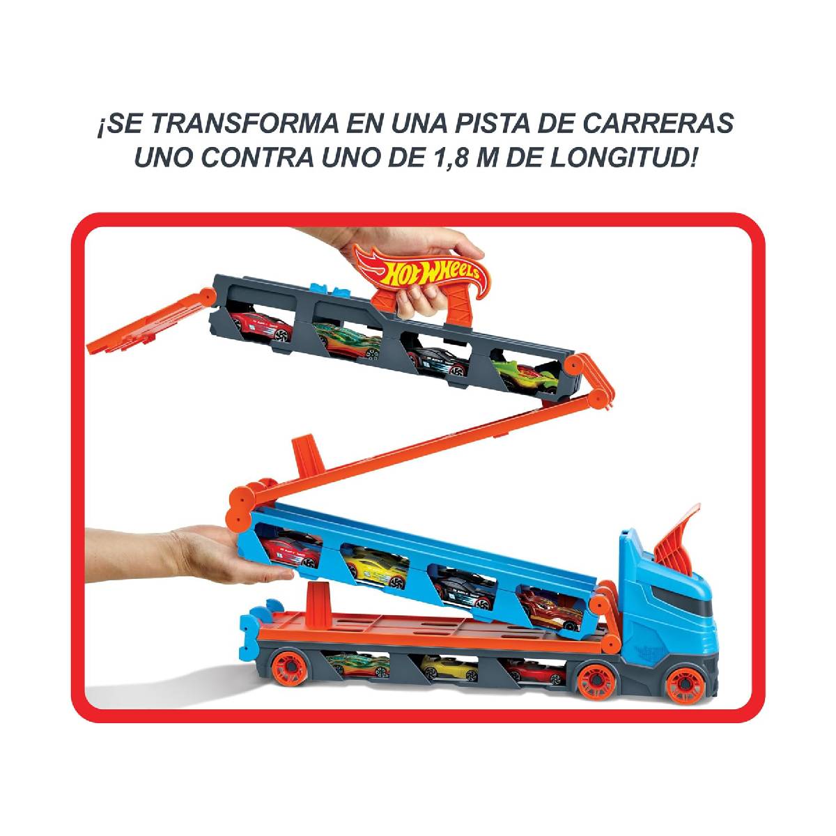 HOT WHEELS TRANSPORTE AUTOPISTA MATTEL - 4