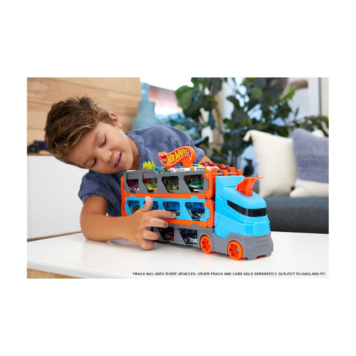 HOT WHEELS TRANSPORTE AUTOPISTA MATTEL - 5