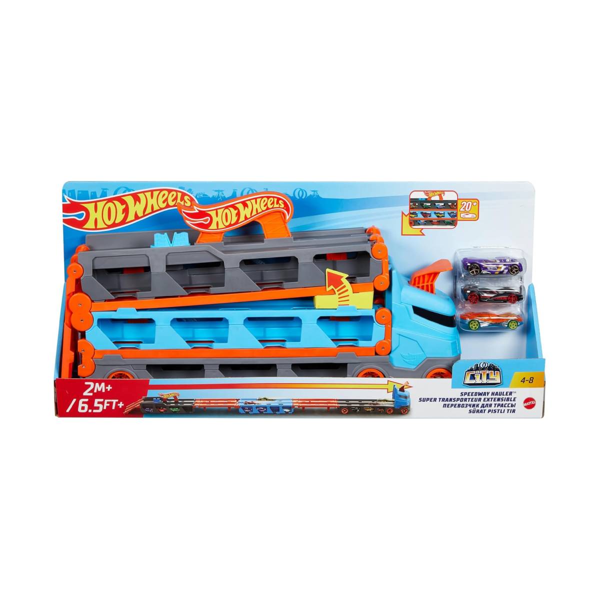 HOT WHEELS TRANSPORTE AUTOPISTA MATTEL - 7