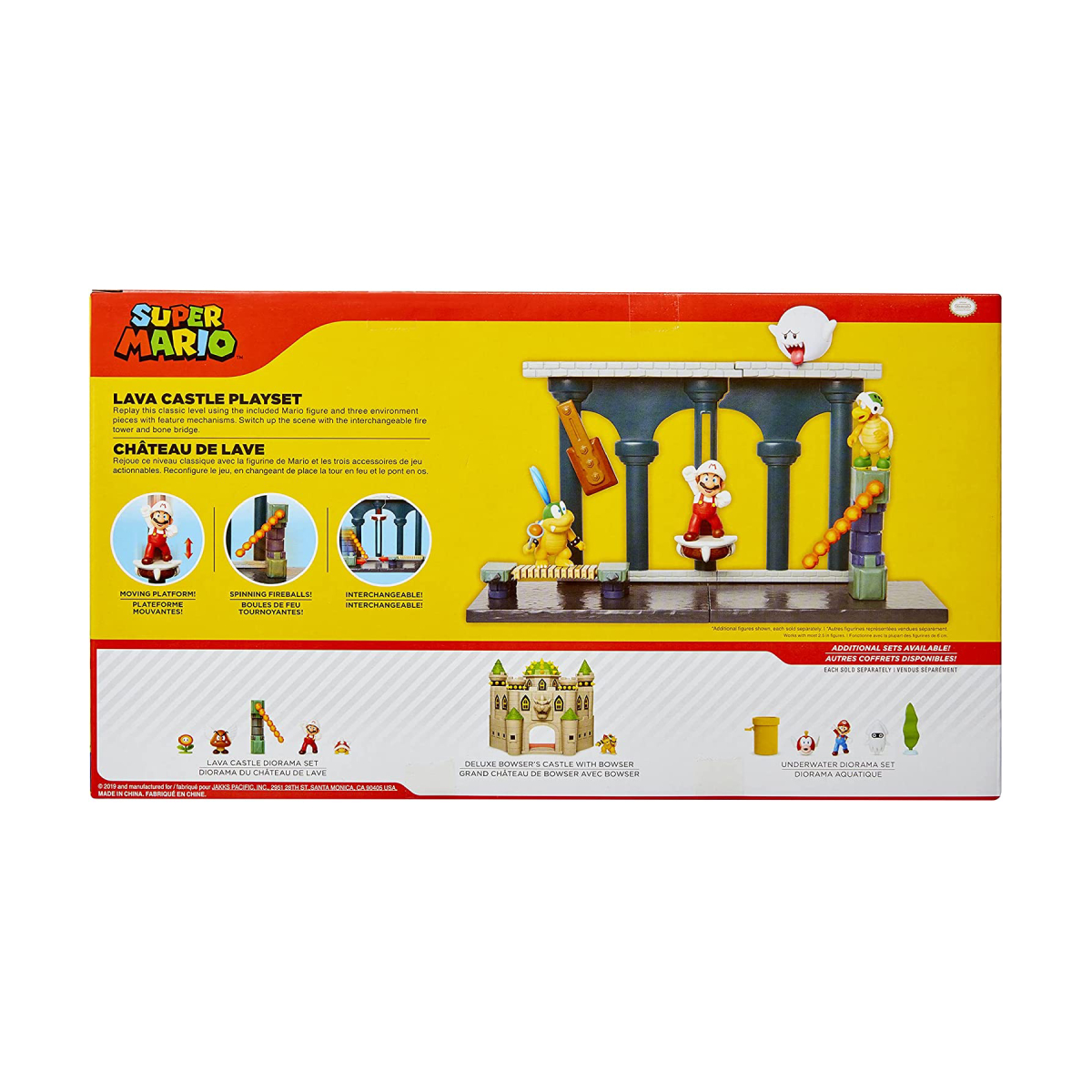 PLAYSET NINTENDO 6 CM CASTILLO DE LAVA - 2
