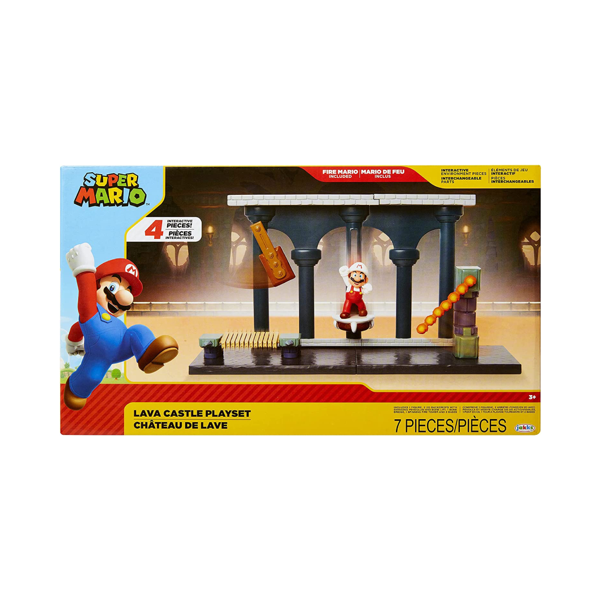 PLAYSET NINTENDO 6 CM CASTILLO DE LAVA - 3
