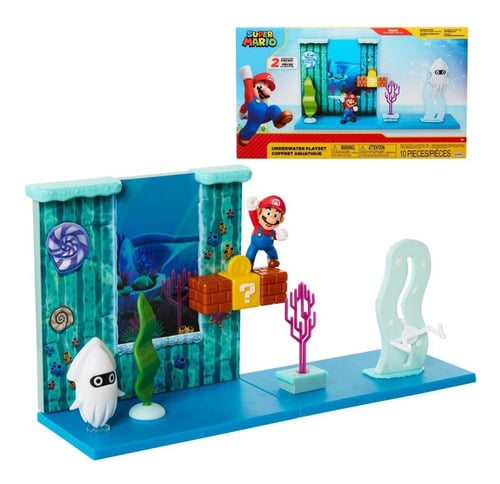 FIGURA DE ACCION NINTENDO COLECCION MARIO BROS BAJO EL AGUA - 1