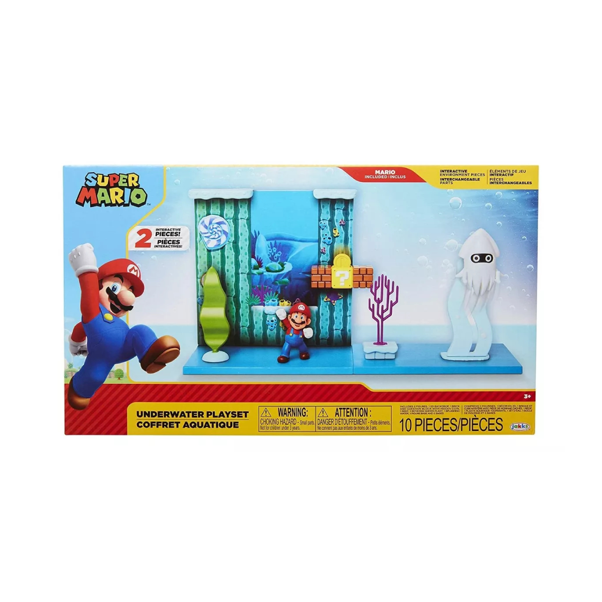 FIGURA DE ACCION NINTENDO COLECCION MARIO BROS BAJO EL AGUA - 2