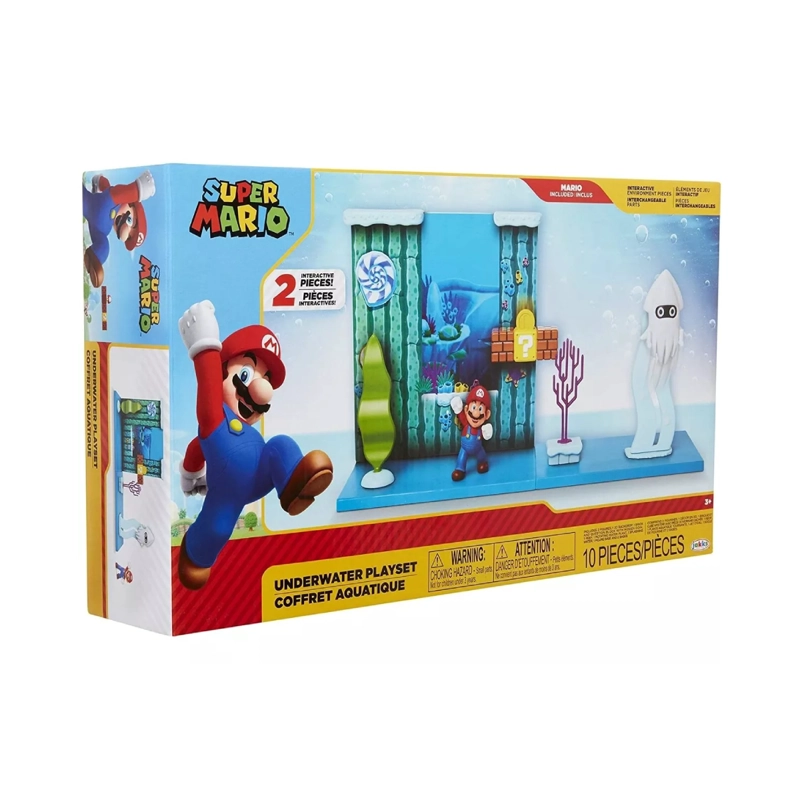 FIGURA DE ACCION NINTENDO COLECCION MARIO BROS BAJO EL AGUA - 5