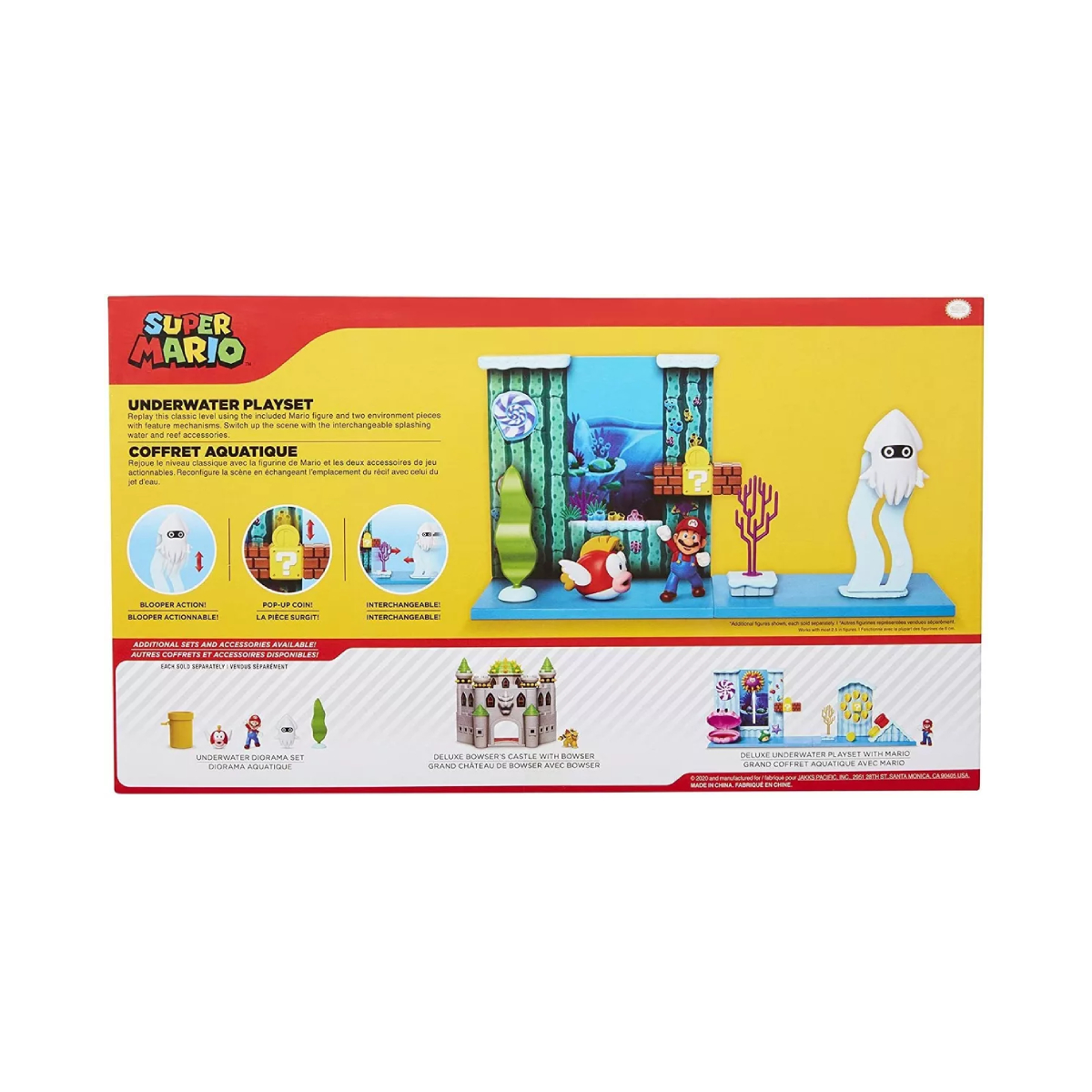 FIGURA DE ACCION NINTENDO COLECCION MARIO BROS BAJO EL AGUA - 8