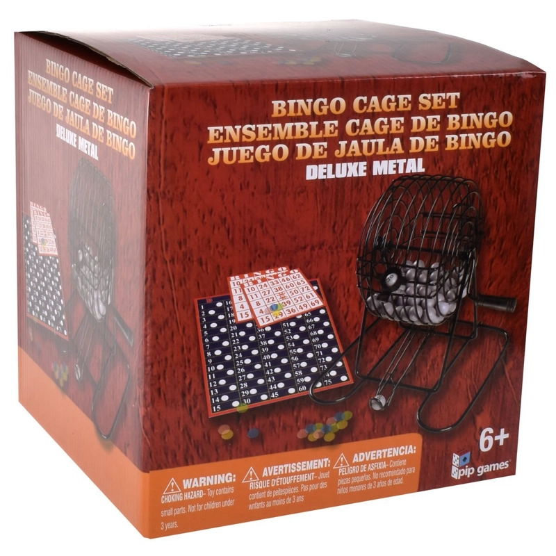 JUEGO BINGO CON TOMBOLA METALICA - 4