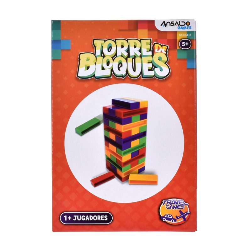 JUEGO DE MESA MINI TORRE DE BLOQUES - 3