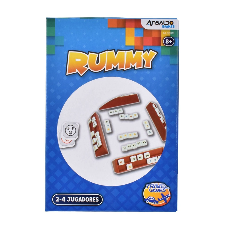 JUEGO DE MESA MINI RUMMY PARA VIAJES - 4
