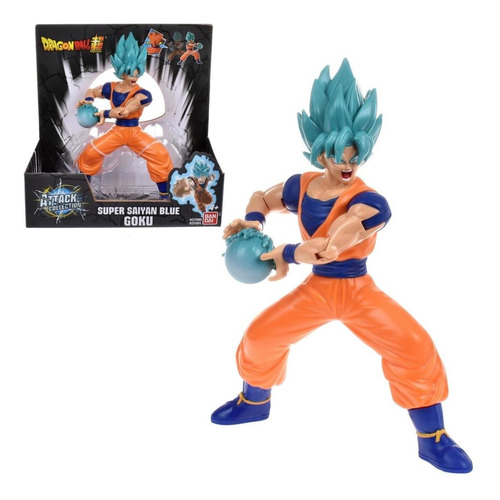 FIGURA ACCION DRAGON BALL COLECCION SUPER SAIYAN BLUE GOKU