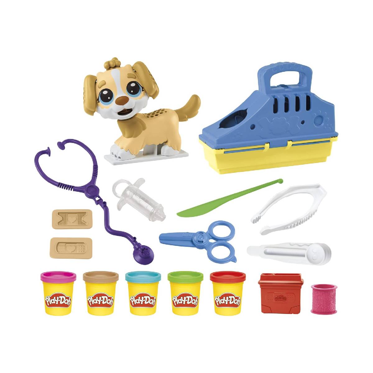 MASAS DIDACTICAS PLAY DOH KIT VETERINARIO CACHORRO - 1