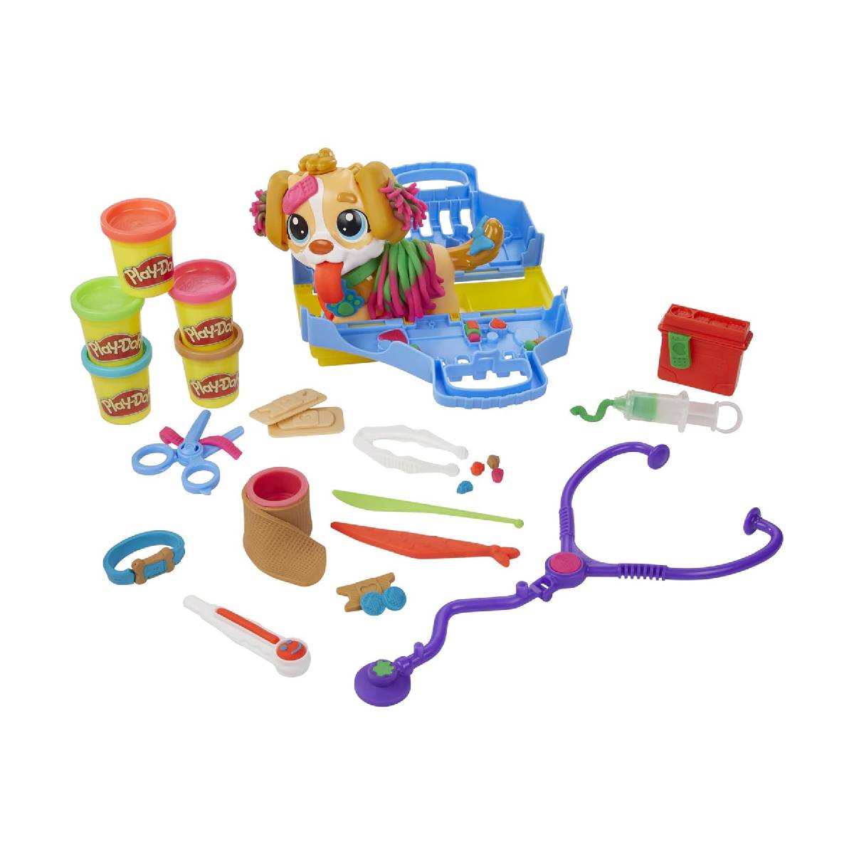 MASAS DIDACTICAS PLAY DOH KIT VETERINARIO CACHORRO - 3
