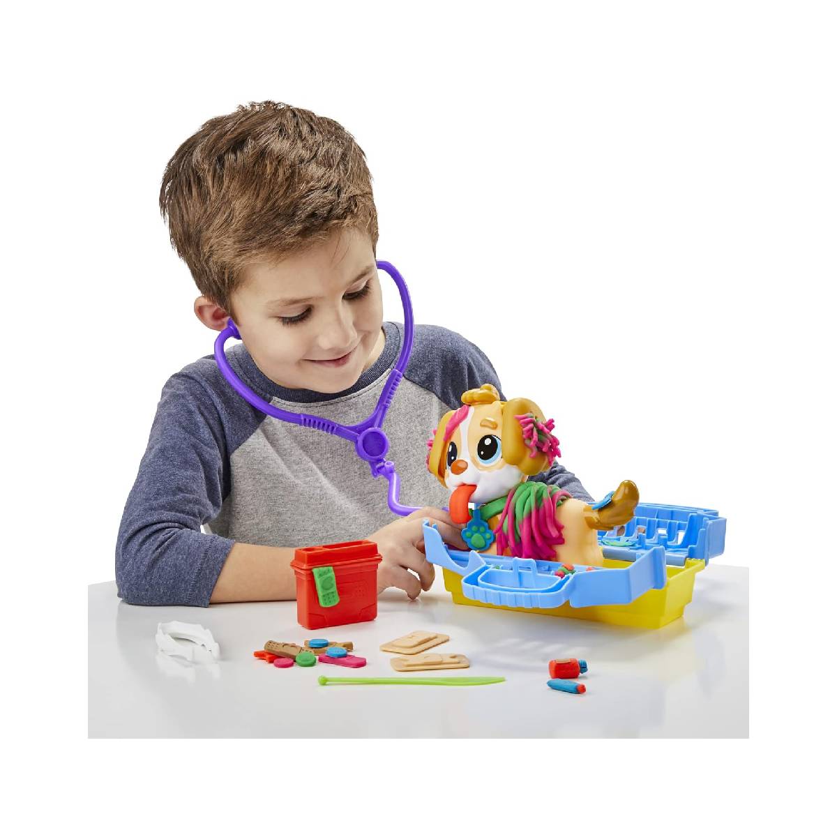 MASAS DIDACTICAS PLAY DOH KIT VETERINARIO CACHORRO - 6