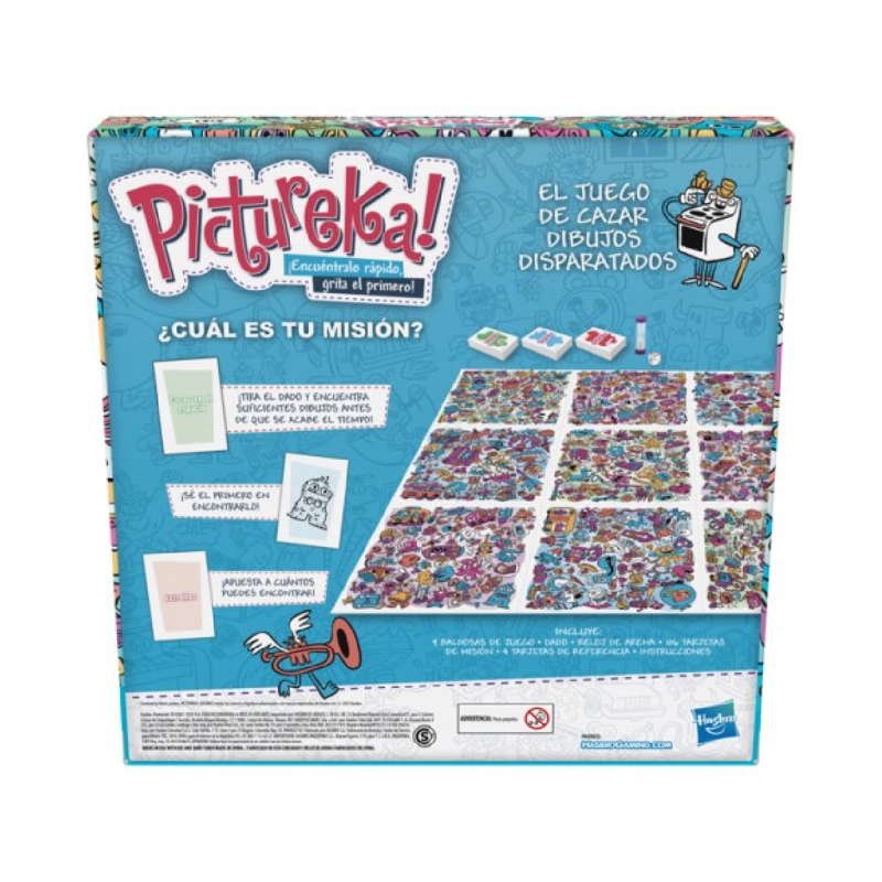 JUEGO DE MESA PICTUREKA HASBRO EDICION FAMILIAR - 5