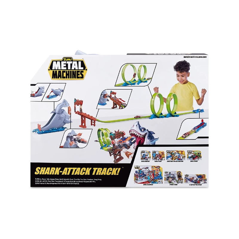 PISTA VEHICULOS METAL MACHINES COLECCION TIBURON - 5