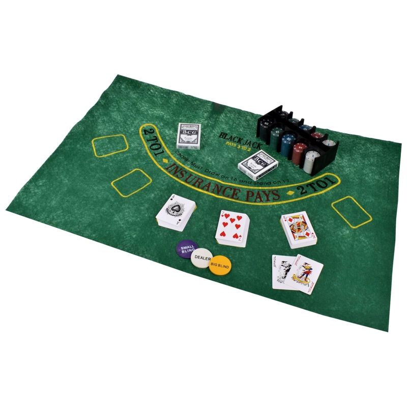 SET DE POKER 200 FICHAS 2 BARAJAS Y PAÑO - 1