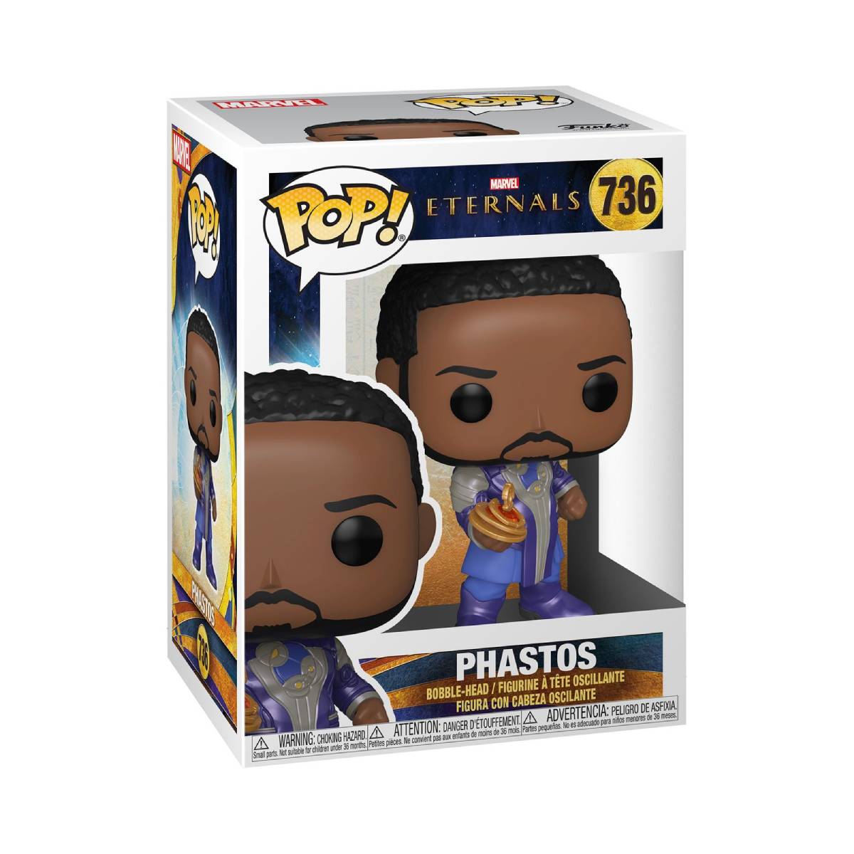 FIGURA COLECCIONABLE MARVEL THE ETERNALS PHASTOS 10 CM - 3