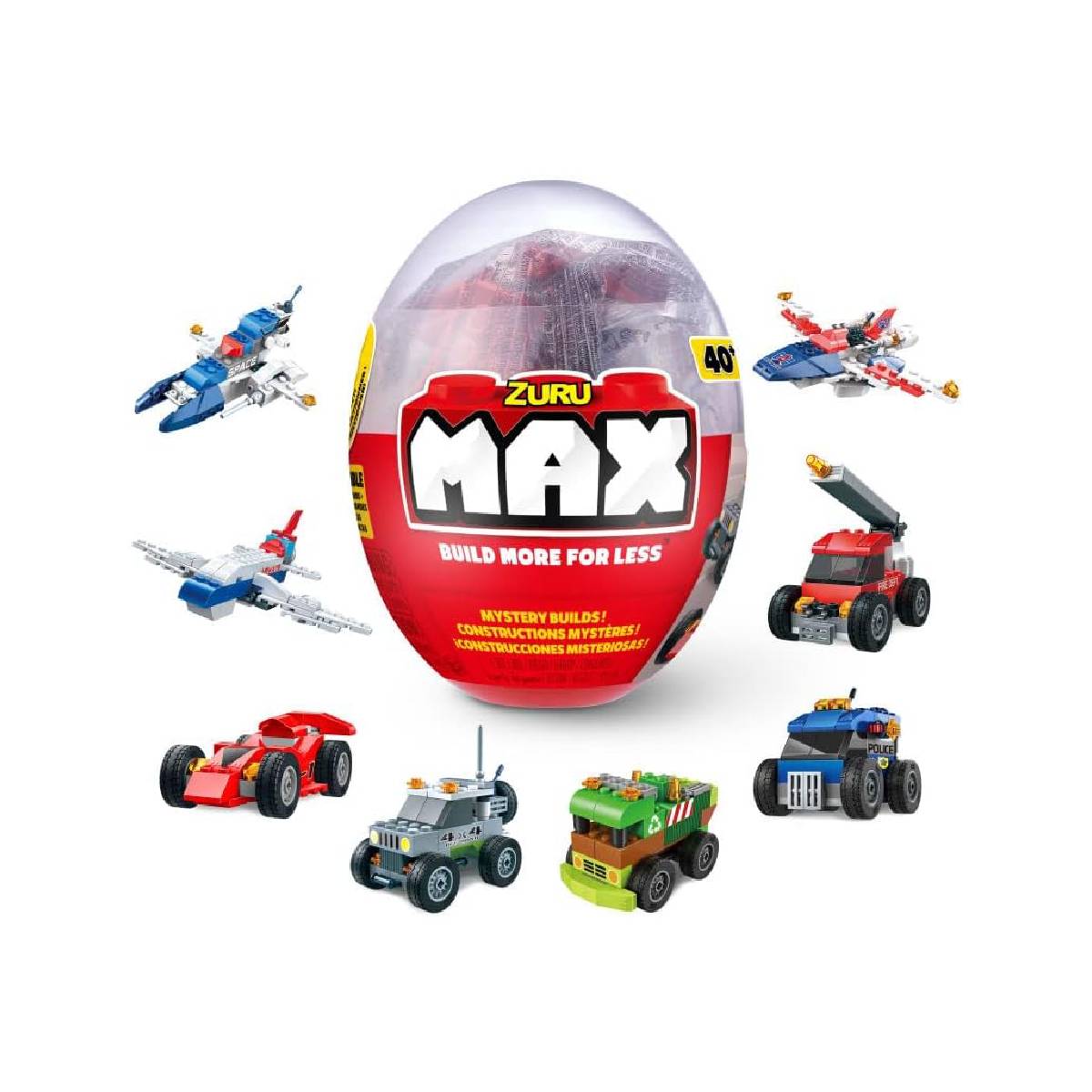 BLOQUES MAX 70 PIEZAS EN HUEVO PARA CONSTRUCCION - 5
