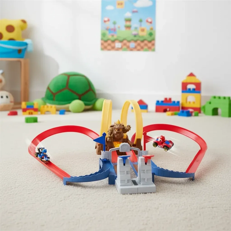 HOT WHEELS MARIO KART PISTA CASTILLO DE BOWSER MATTEL - 2