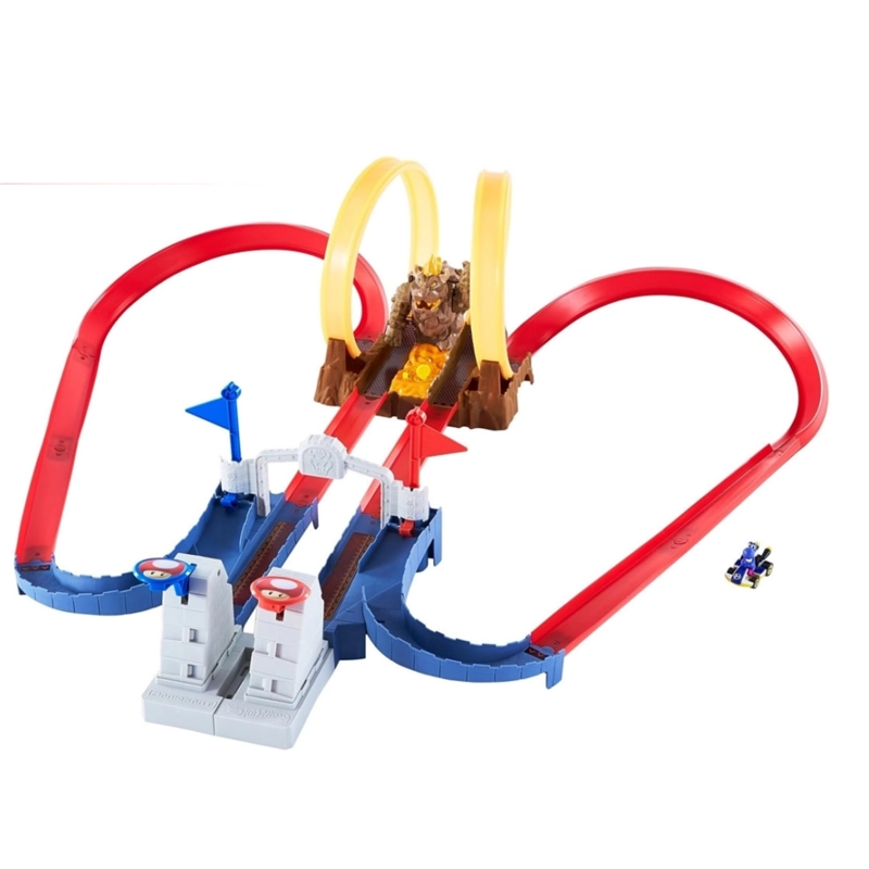 HOT WHEELS MARIO KART PISTA CASTILLO DE BOWSER MATTEL - 3