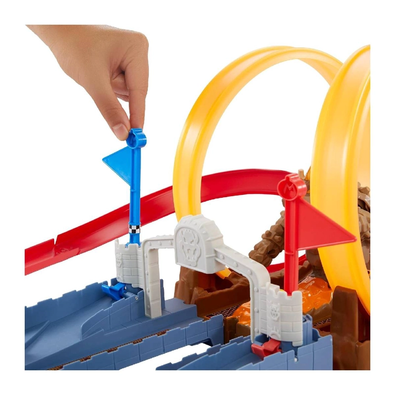 HOT WHEELS MARIO KART PISTA CASTILLO DE BOWSER MATTEL - 4