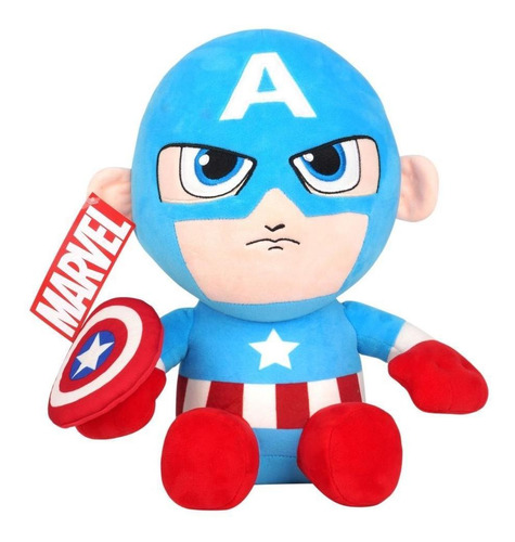 PELUCHE MARVEL 30 CM CAPITÁN AMÉRICA - 1