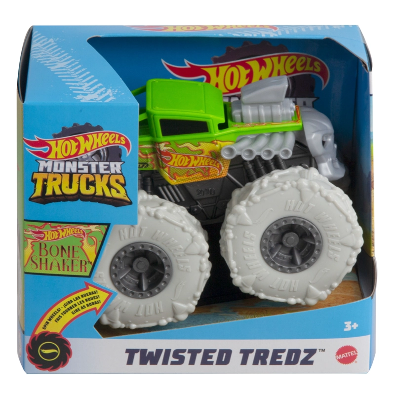VEHICULO HOT WHEELS COLECCION MONSTER TRUCKS BONE SHAKE - 5