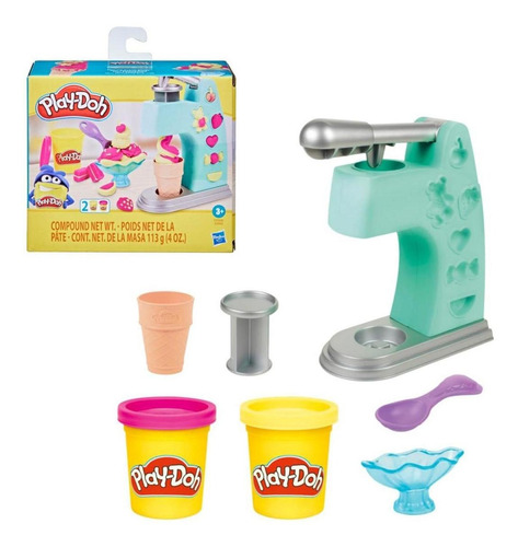PLAY DOH MINI CLASICOS MODELOS HASBRO - FABRICA DE HELADOS - 1