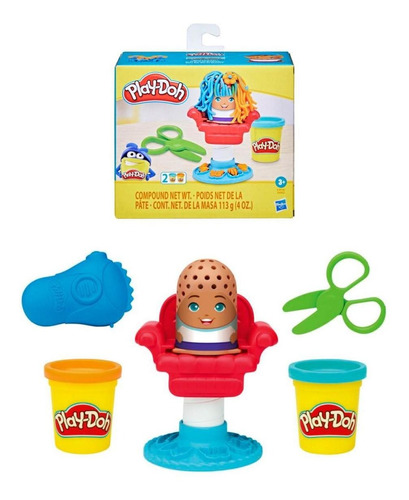 PLAY DOH MINI CLASICOS MODELOS HASBRO - PELUQUERIA - 1