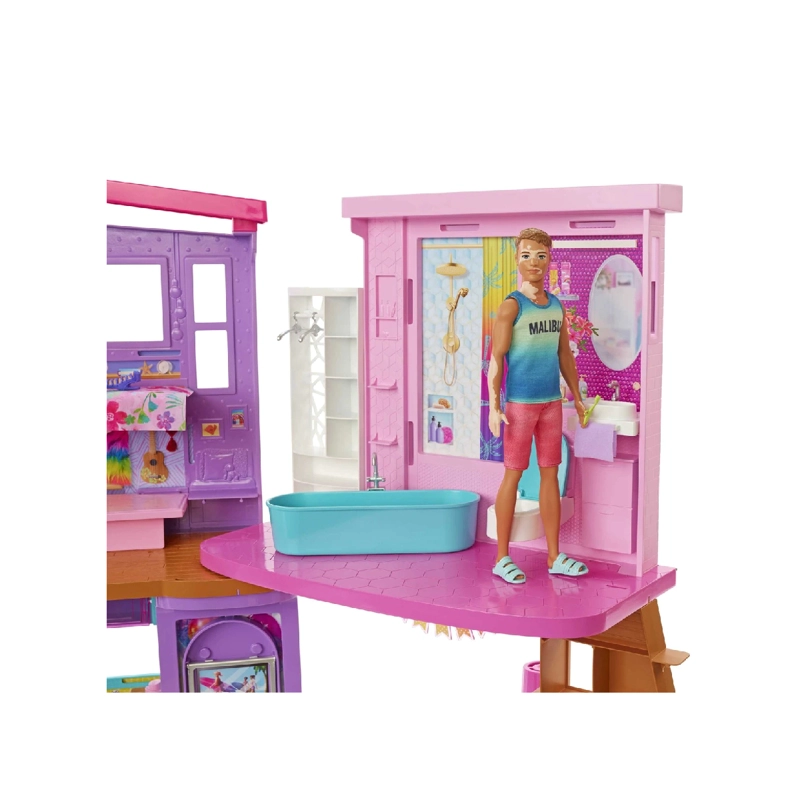CASA DE MUÑECAS BARBIE CASA MALIBU 30 PIEZAS - 4