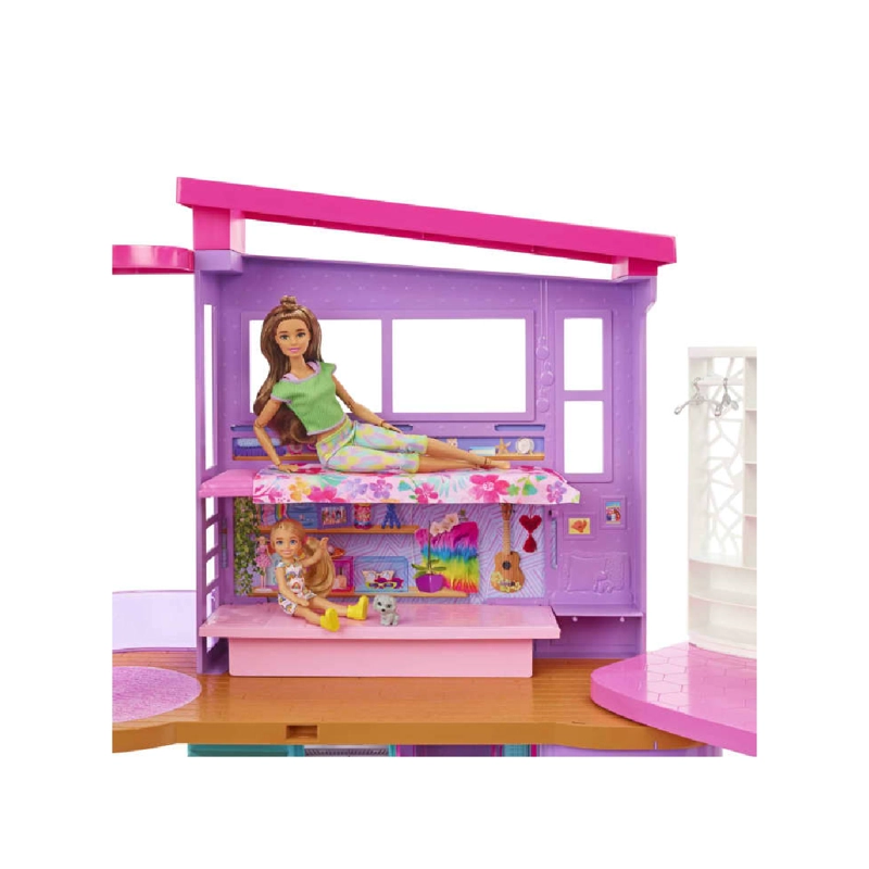 CASA DE MUÑECAS BARBIE CASA MALIBU 30 PIEZAS - 5