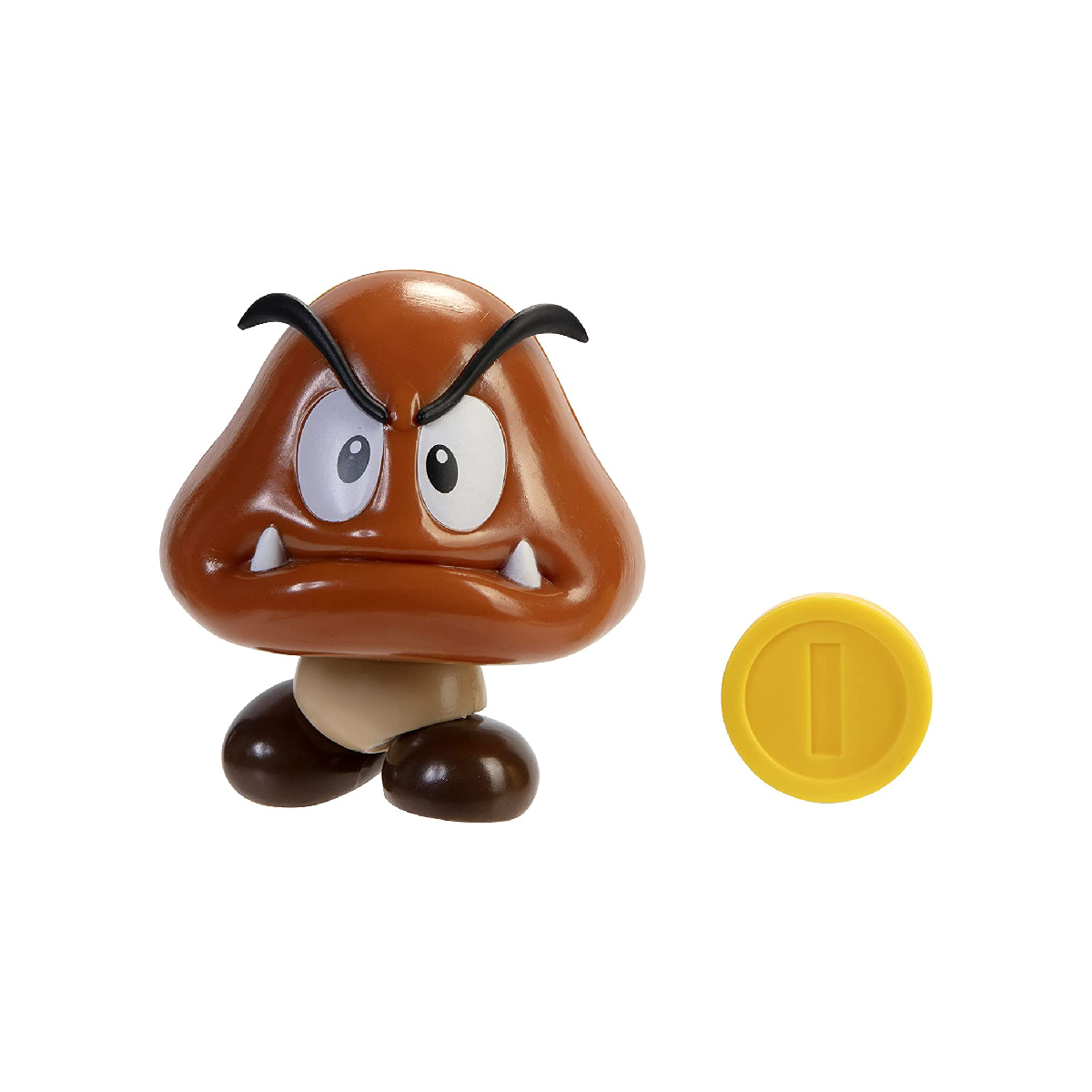 FIGURAS NINTENDO SUPER MARIO 10 CM - GOOMBA CON MONEDA - 4