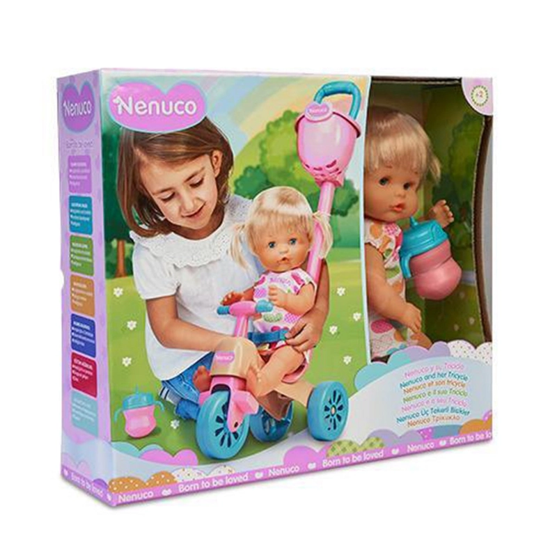 MUÑECA NENUCO 35 CM CON TRICICLO Y ACCESORIOS - 4