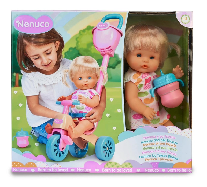 MUÑECA NENUCO 35 CM CON TRICICLO Y ACCESORIOS - 5