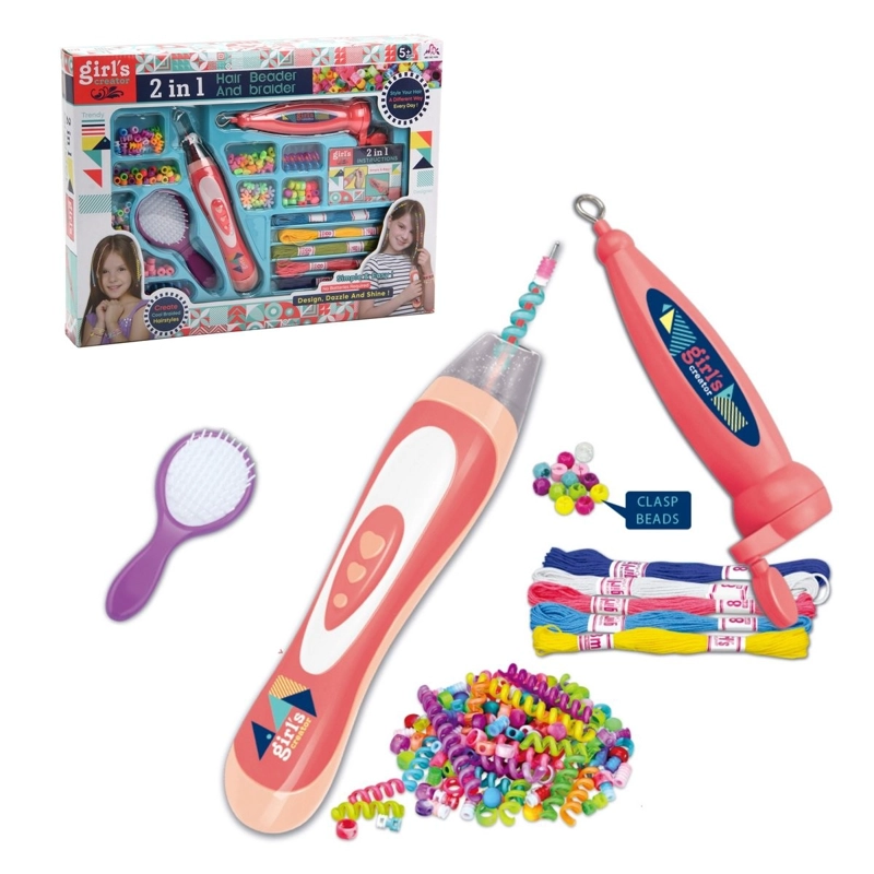 SET MANUALIDADES ANSALDO MAQUINA TRENZADOR Y ADORNOS PARA - 3