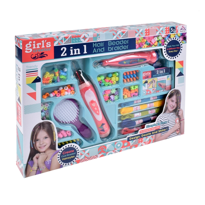 SET MANUALIDADES ANSALDO MAQUINA TRENZADOR Y ADORNOS PARA - 4