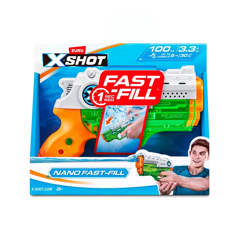 LANZADOR DE AGUA X SHOT NANO 100 ML SISTEMA FAST FILL - 5