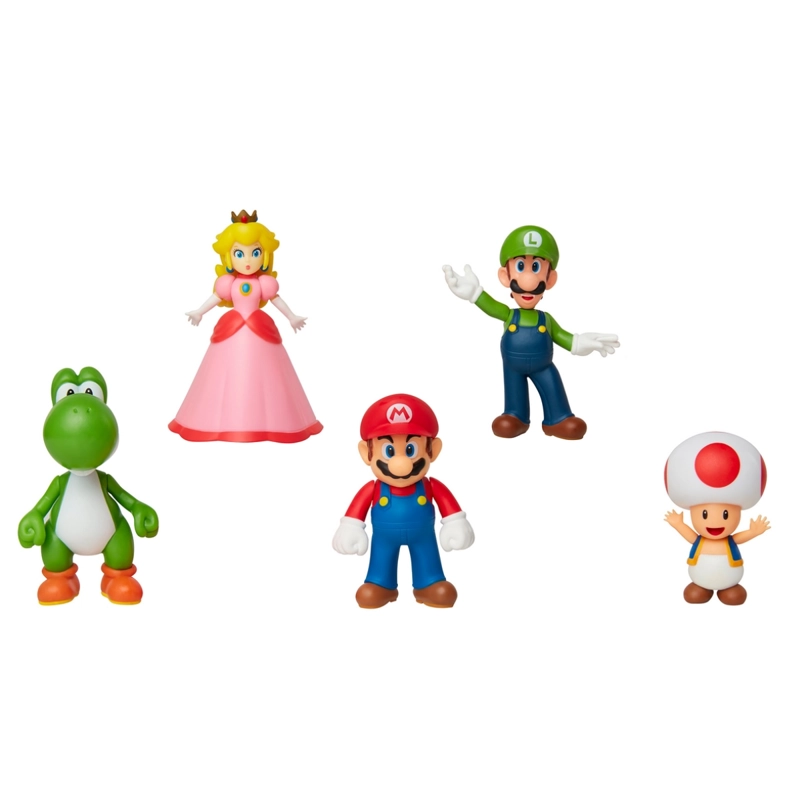 FIGURAS DE ACCION NINTENDO SUPER MARIO PACK CLASICO - 1